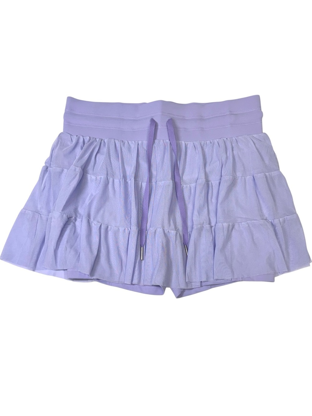 Lavender Pirouette Tennis Skort Tiered Ruffle Built In Shorts Large